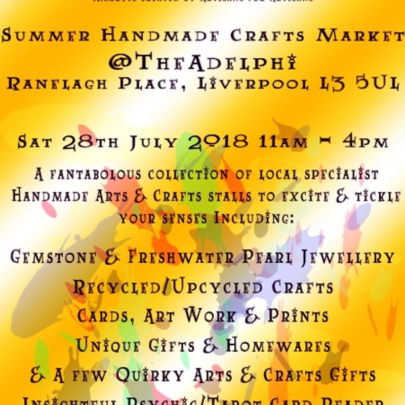 2018 The Artisan Collective July Handmade Market Flyer